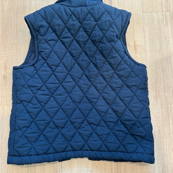 Janie and Jack Quilted Navy Vest Size 5-6 - Picture 2 of 3